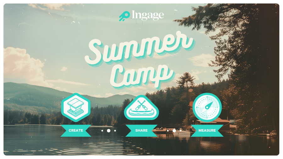 summer camp Banner summer camp Banner